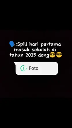 Hari pertama masuk 