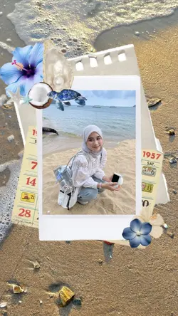 Template pantai