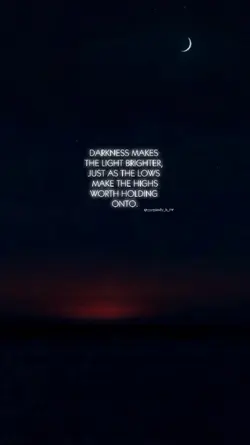 Light in darkness