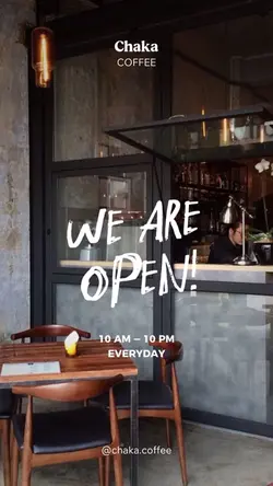 We Are Open!