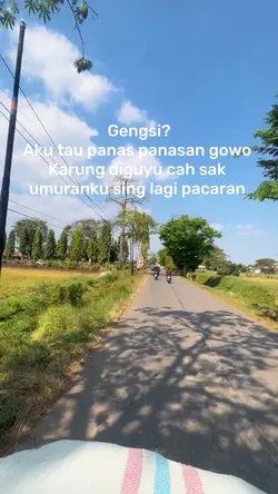 Aku gengsi? 