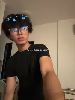 u look happier now