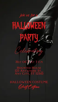 Halloween invitation