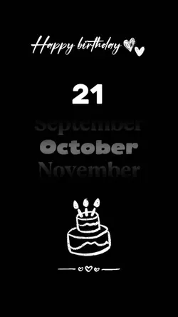Birthday 21 october 