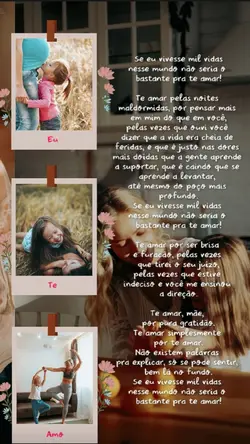Te amo Mãe