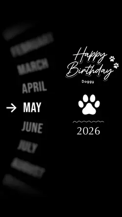 BIRTHDAY DOG MAY