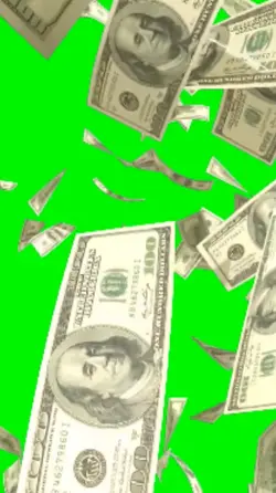 Sticker Money Dollar