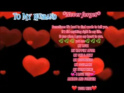 To My Husband