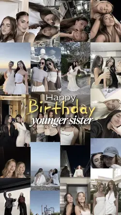 HBD younger sister