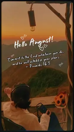 Hello August!🤗
