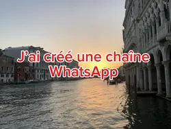 Chaîne WhatsApp