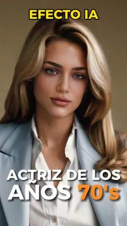 ACTRIZ AÑOS 70’s -IA