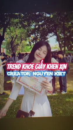 TREND KHOE GIẤY KHEN
