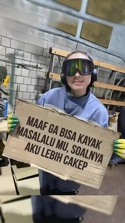 maaf aku lebih cakep