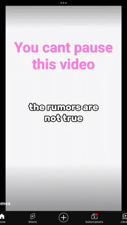 the rumors are not
