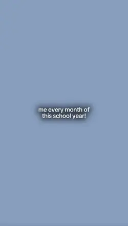 each month of schoo