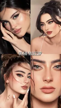 glam makeup 