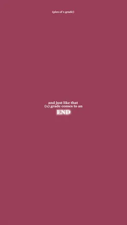 it’s over now… 