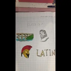Page de garde latin