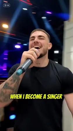 Man become singer 
