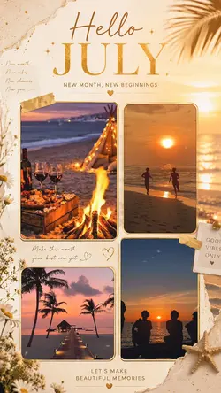 July, new beginning