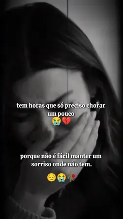só preciso chorar 