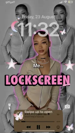 His new lockscreen🦋✨