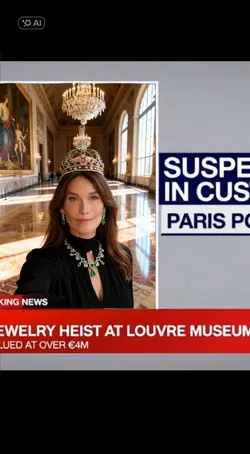 LOUVRE TV NEWS MEME 