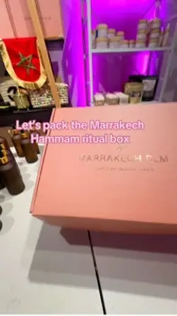 Morrocan hammam set
