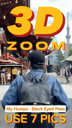 3d zoom effect