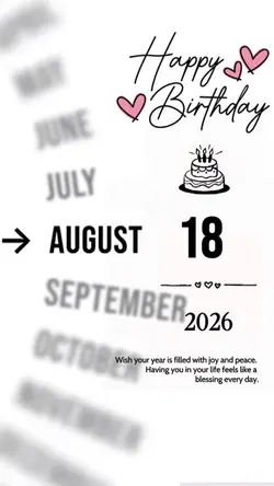 BDAY DAUGHTER 18 AUG