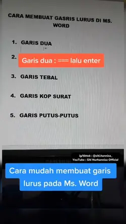 Tips Ms. Word
