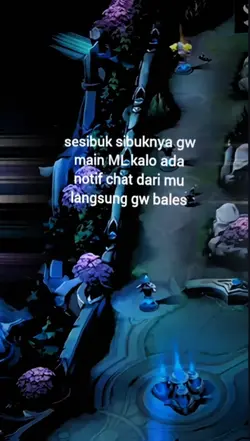 Aku bales chat kamu 