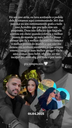 1 ano de nós dois