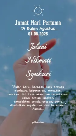 Jumat, Hari Pertama
