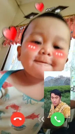 Incoming call lucu