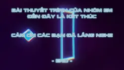 End thuyết trình