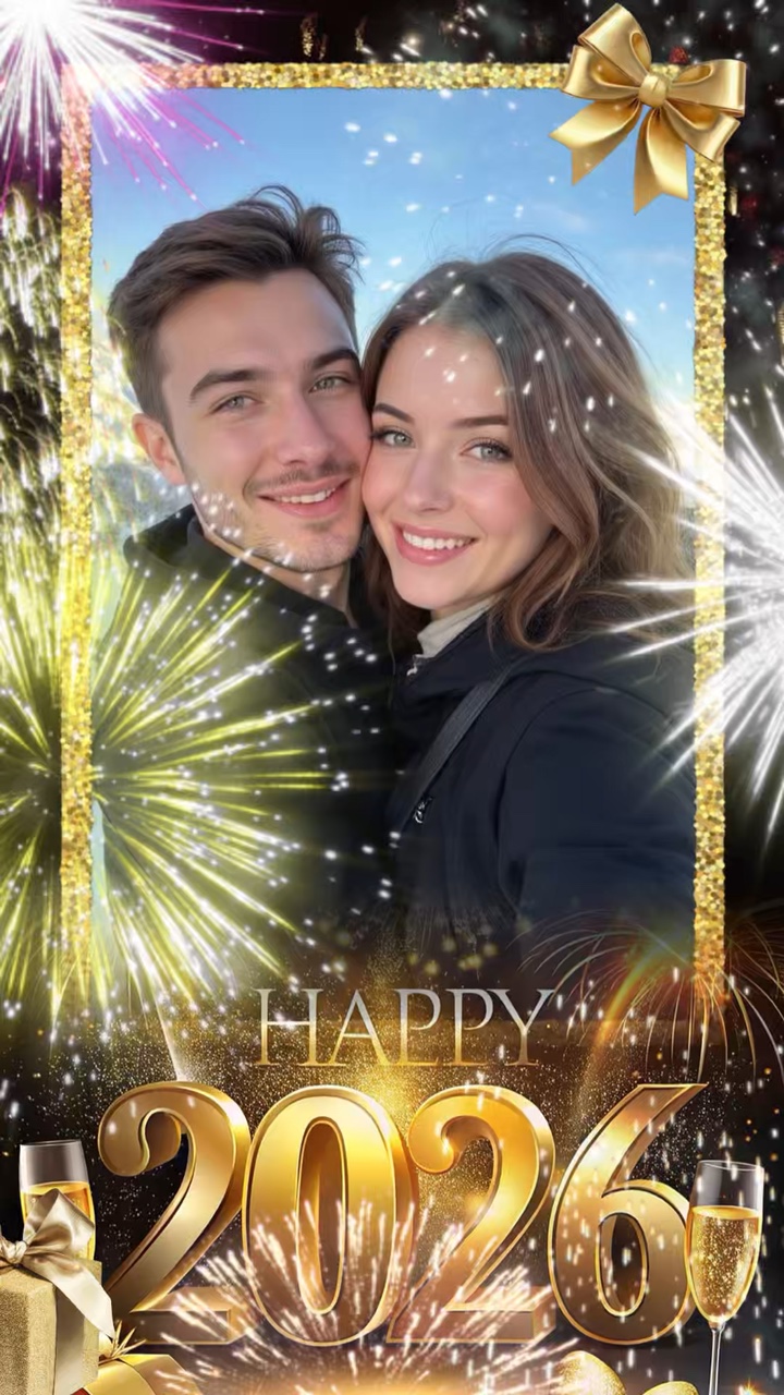 Happy New Year 2026 Paris - Pippit