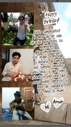 ¡Feliz cumple hijo!!