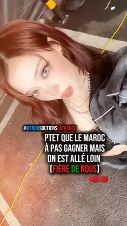 Fière du maroc