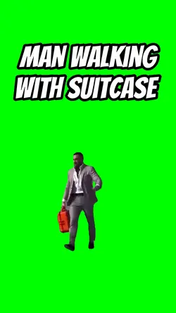 Rich man walk 