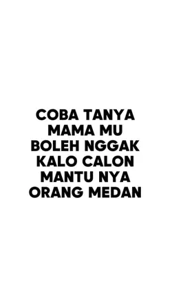 COBA TANYA MAMA MU