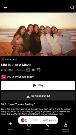 Life is like a movie