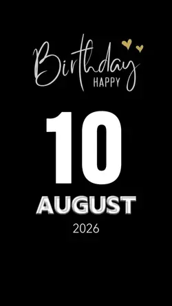 birthday 10 aug 2026
