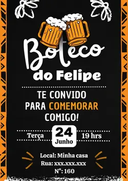 Convite Boteco