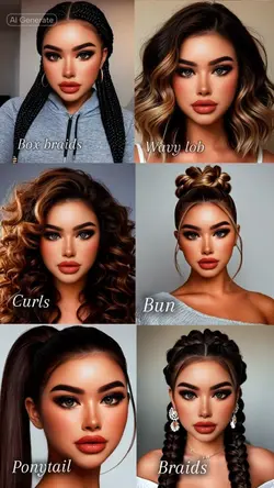 DIFFERENT HAIRSTYLES