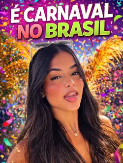 É carnaval no Brasil
