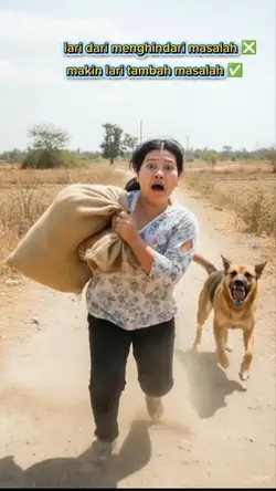 dikejar anjing 