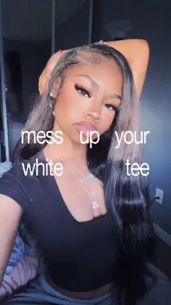 White tee 