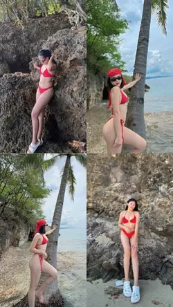 Beach bikini trend